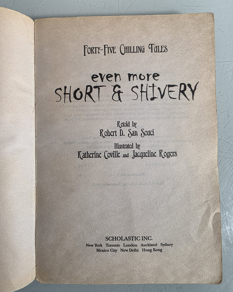 Even More Short & Shivery by Robert San Souci - photo 4