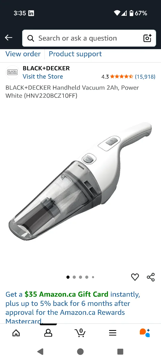 Vacuum Black+Decker image indicator(4)