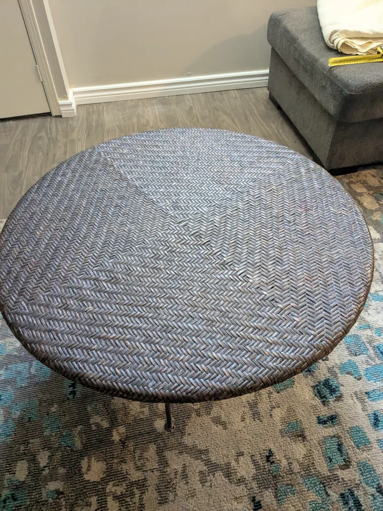 Round Wicker Coffee Table Art Shoppe!