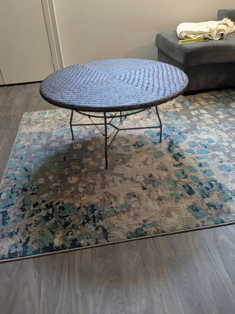 Round Wicker Coffee Table Art Shoppe! image indicator(2)