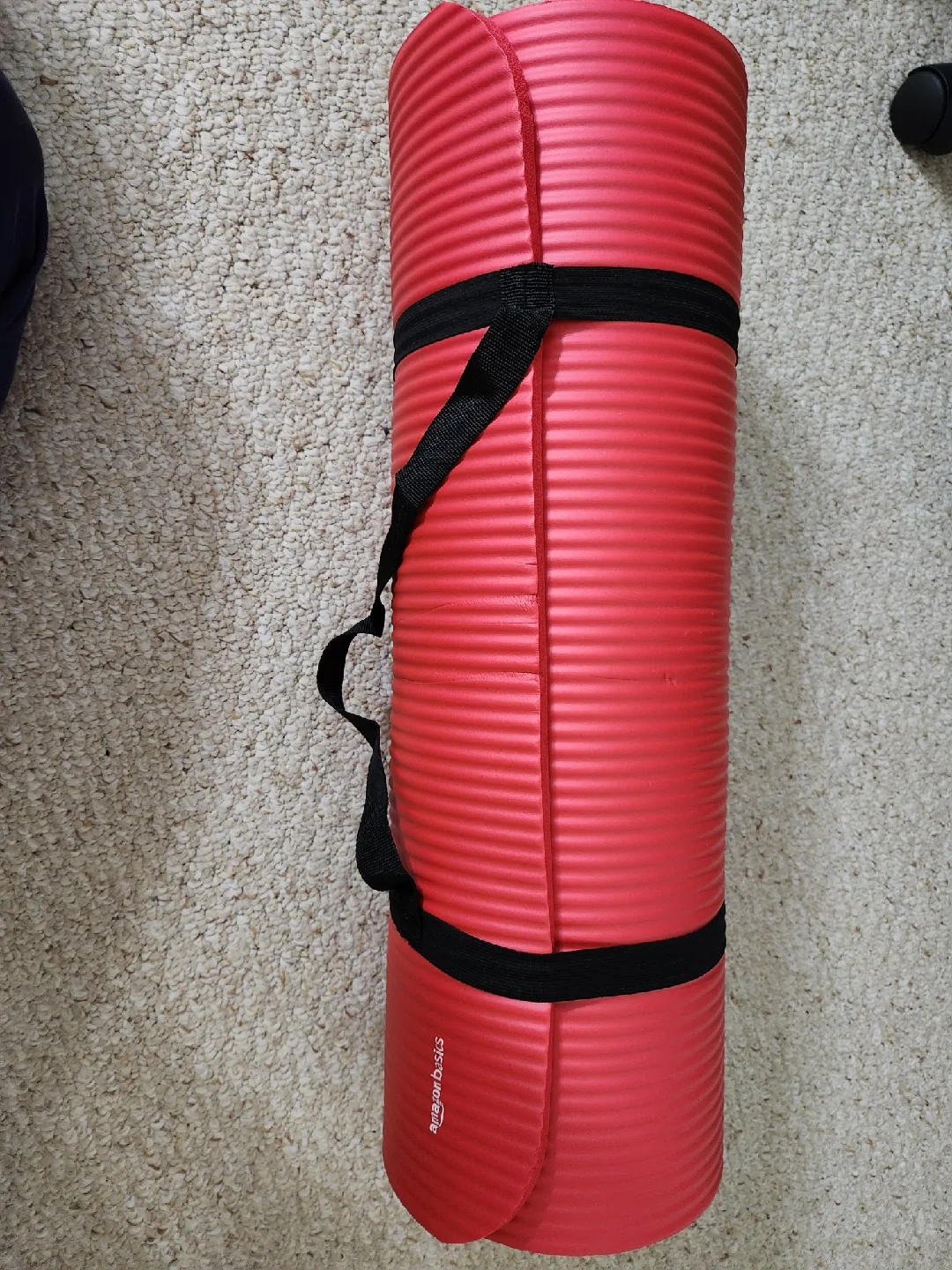 Red Exercise and Yoga Mat