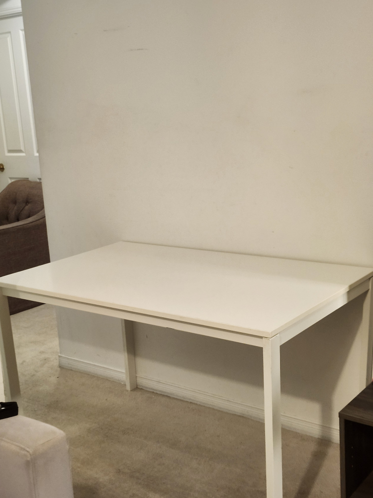 Ikea White Table - photo 4