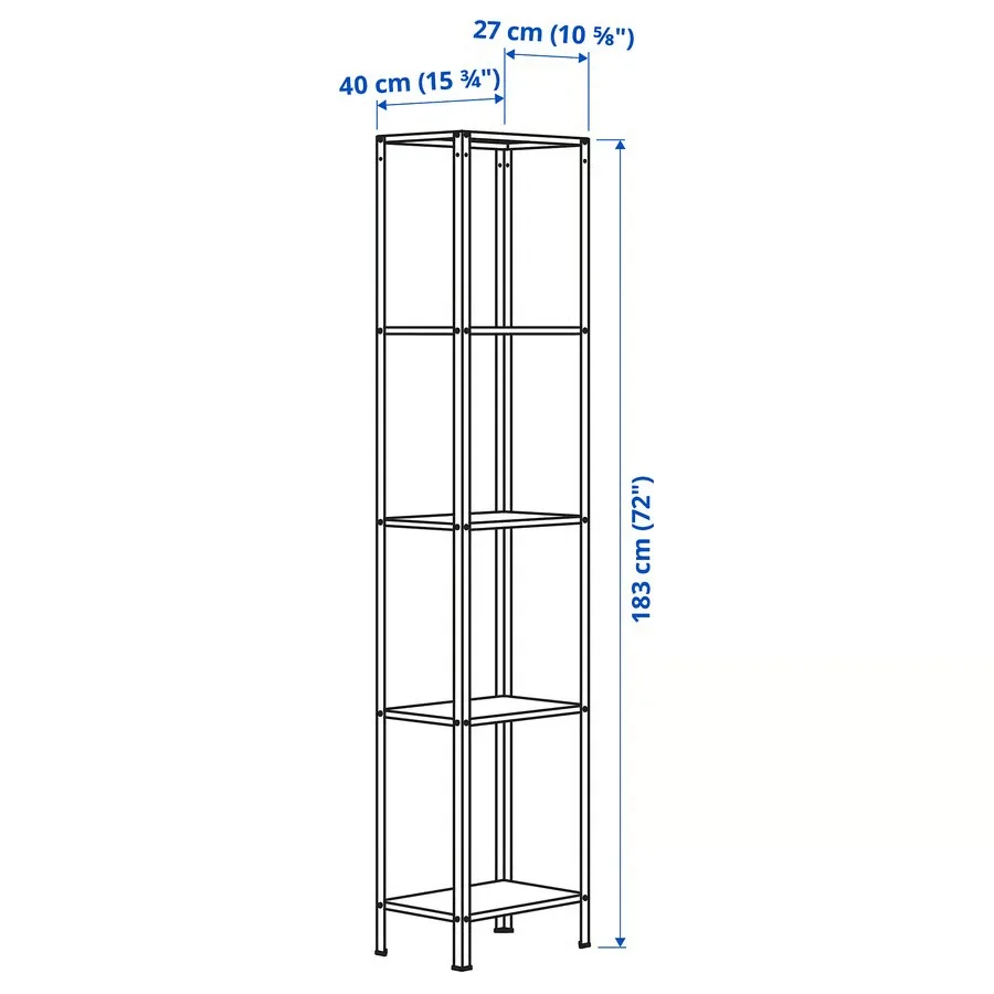 IKEA HYLLIS Shelving Unit - Great Condition! thumbnail