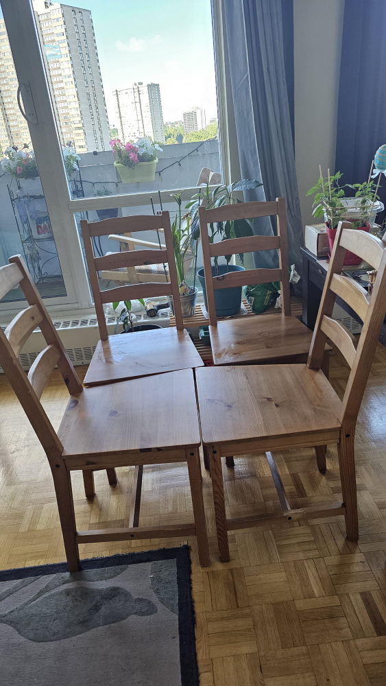 Ikea Ingolf Chairs - Set of 4 - photo 2