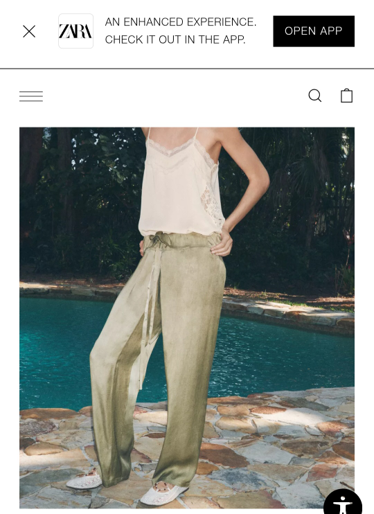Zara ZW Collection Low-Rise Flowy Pants - photo 4