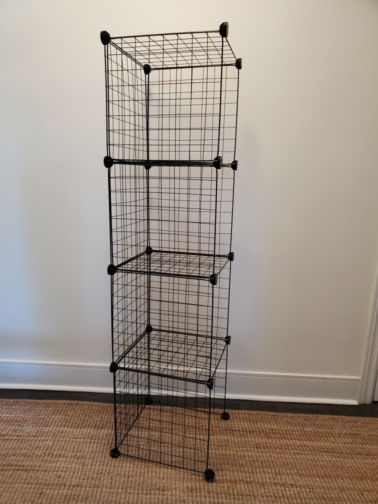 Wire Cube Storage Shelves - Black - photo 4