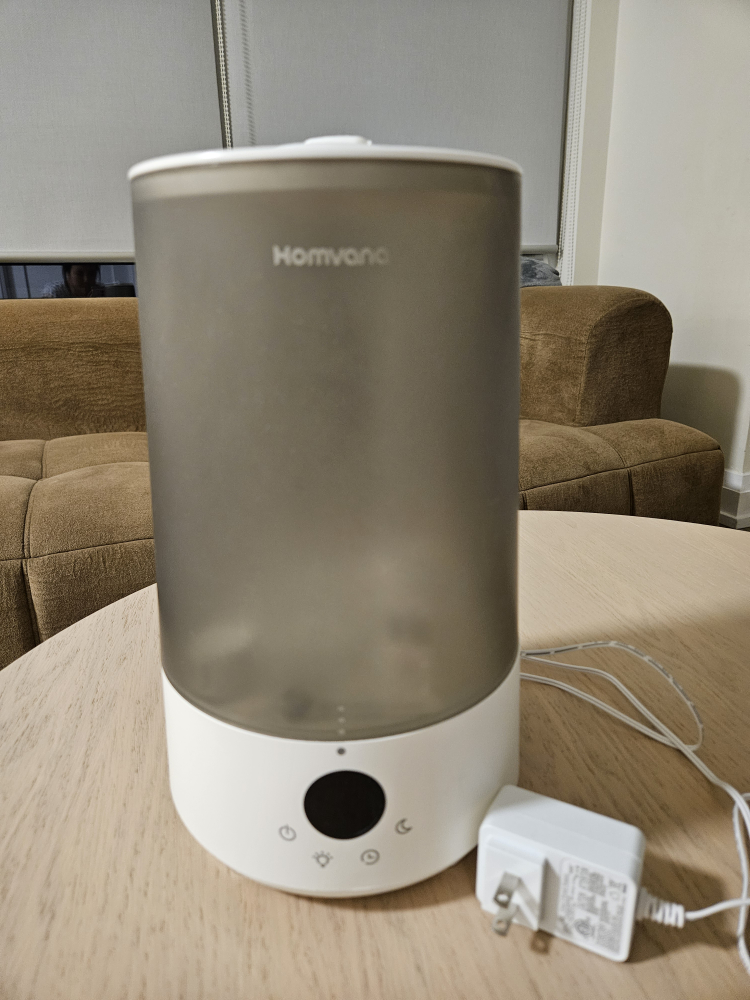 Homvana Humidifier for Bedroom Home, Grey