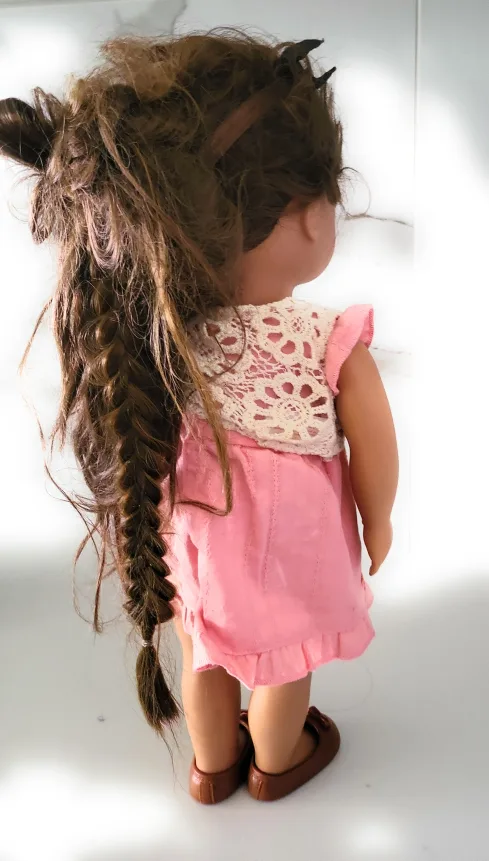 Our Generation Doll with Pink Dress image indicator(5)