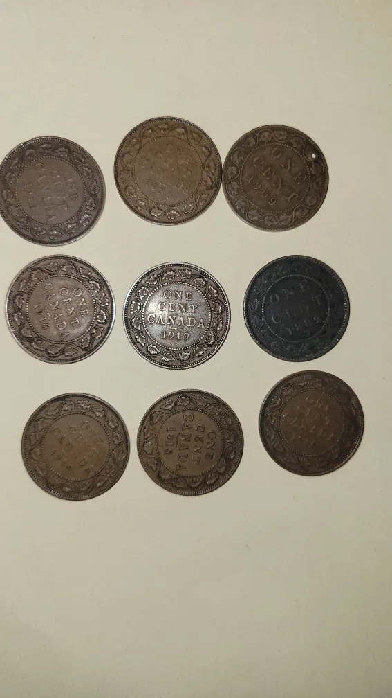 Vintage Canadian Penny Collection image indicator(3)