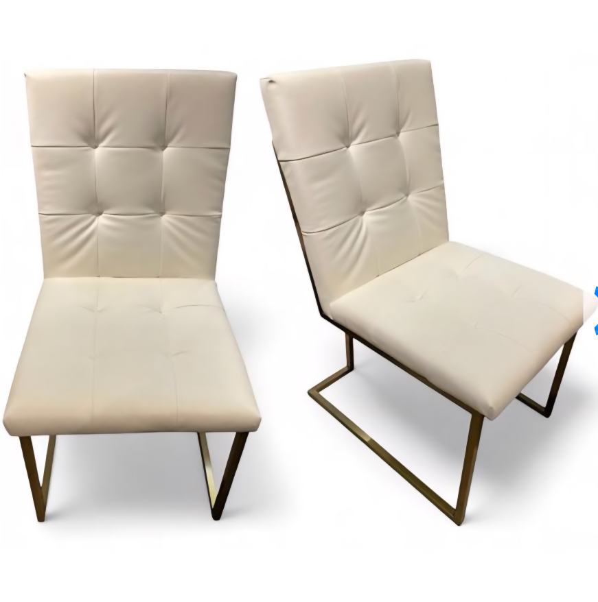 Modern Cream Dining Chair