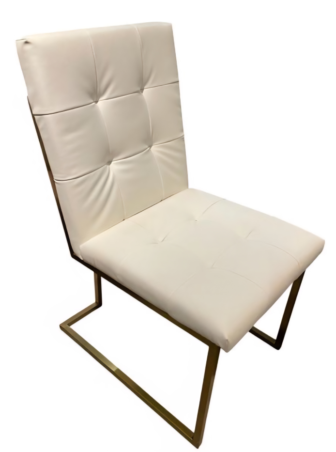 Modern Cream Dining Chair - photo 2