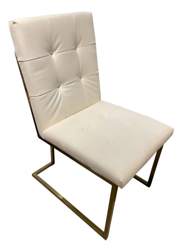 Modern Cream Dining Chair image indicator(2)