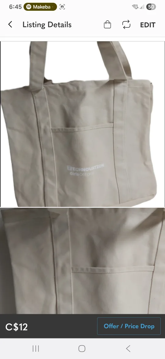 🥕 #freecycle Tote bag thumbnail