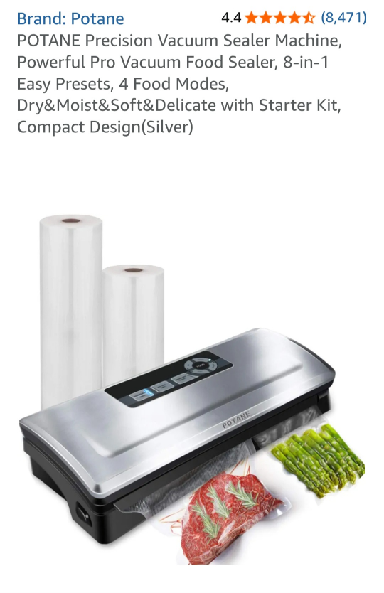 POTANE VS2690 Vacuum Sealer - Like New!