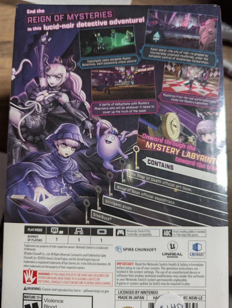 Nintendo Switch RainCode Collectors Edition image indicator(2)