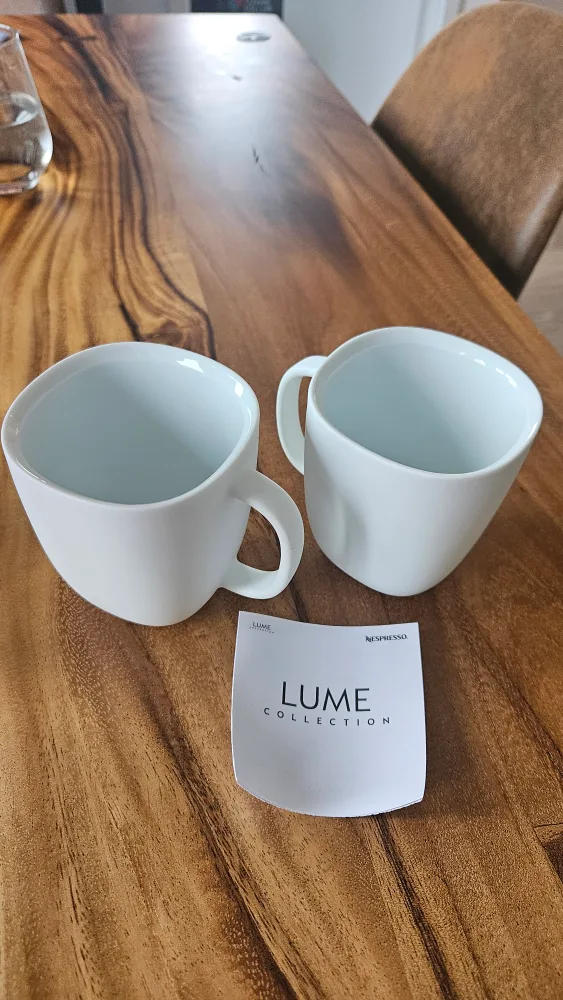 Nespresso mugs x2 - LUME COLLECTION