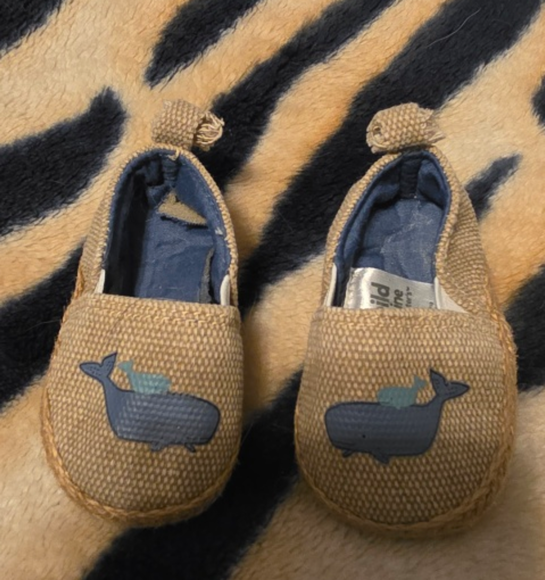 Wild Pine Baby Shoes w/ Whale Design