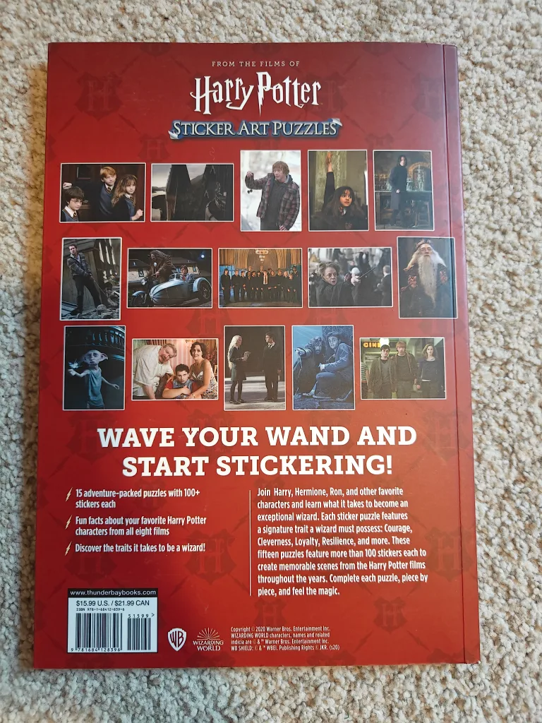 Harry Potter Sticker Art Puzzles Book image indicator(2)