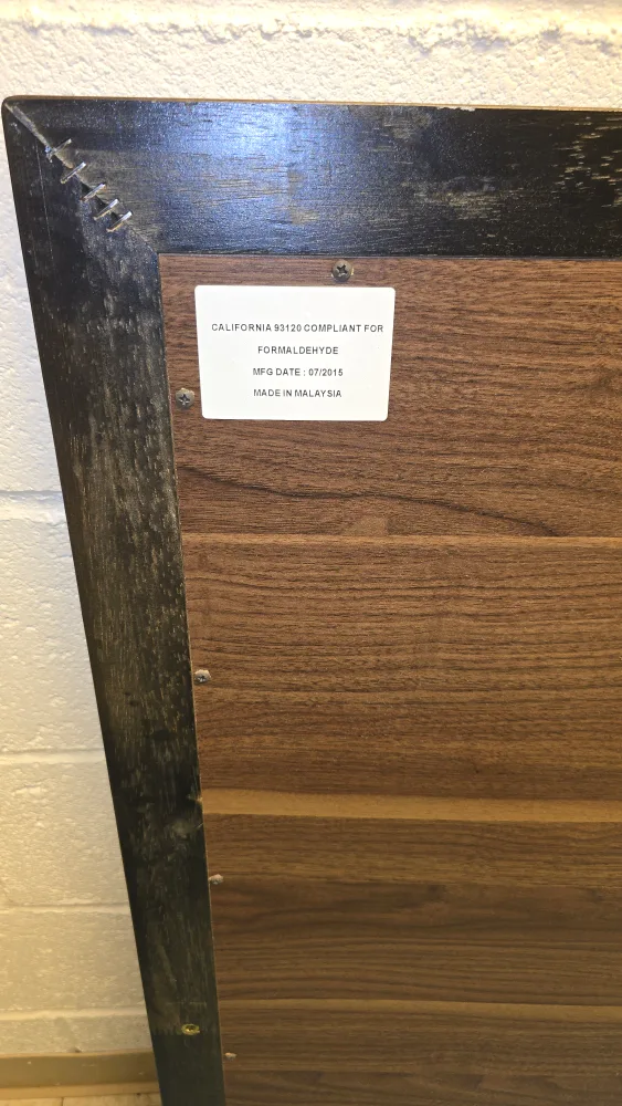 Wood Framed Wall Mirror thumbnail