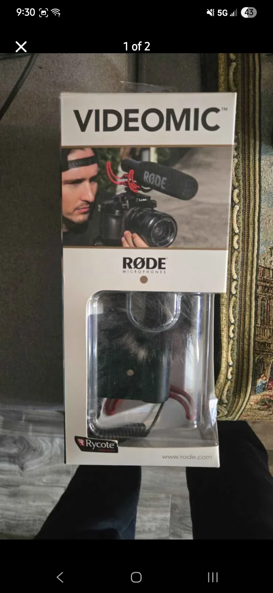 Rode VideoMic with Rycote Lyre Mount - New! thumbnail