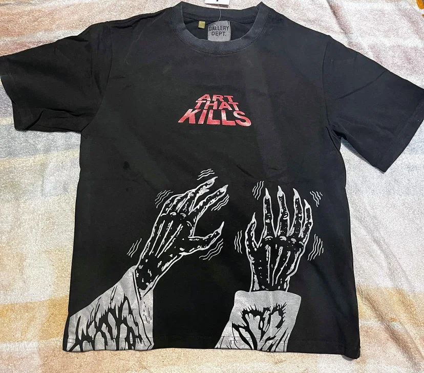 Gallery Dept. Black T-Shirt, Size S thumbnail