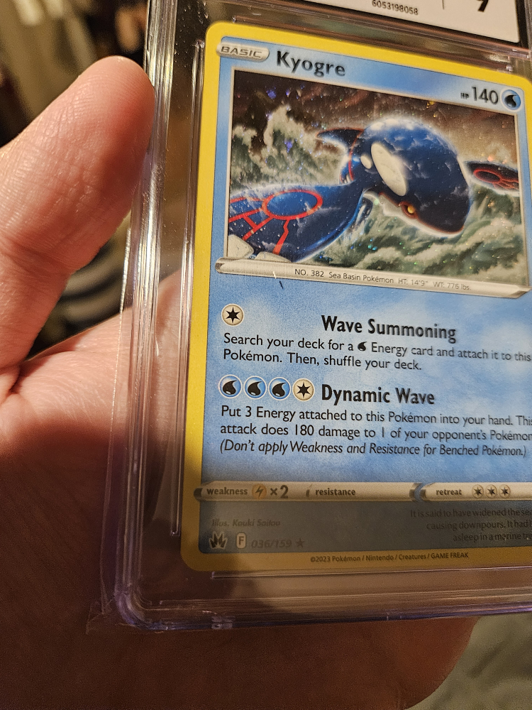 CGC Graded Pokemon Cards: Kyogre & Rayquaza - photo 3