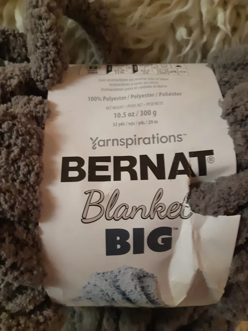 2 Bernat Blanket Big Yarn - Gray image indicator(2)