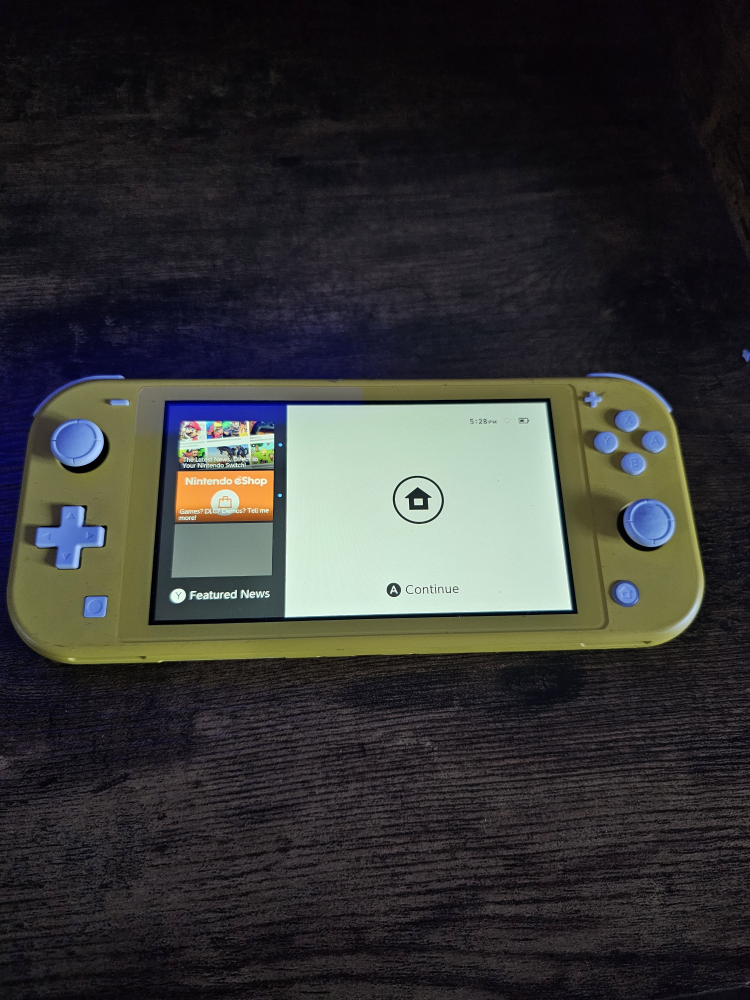 Nintendo Switch Yellow Lite (Read Details)