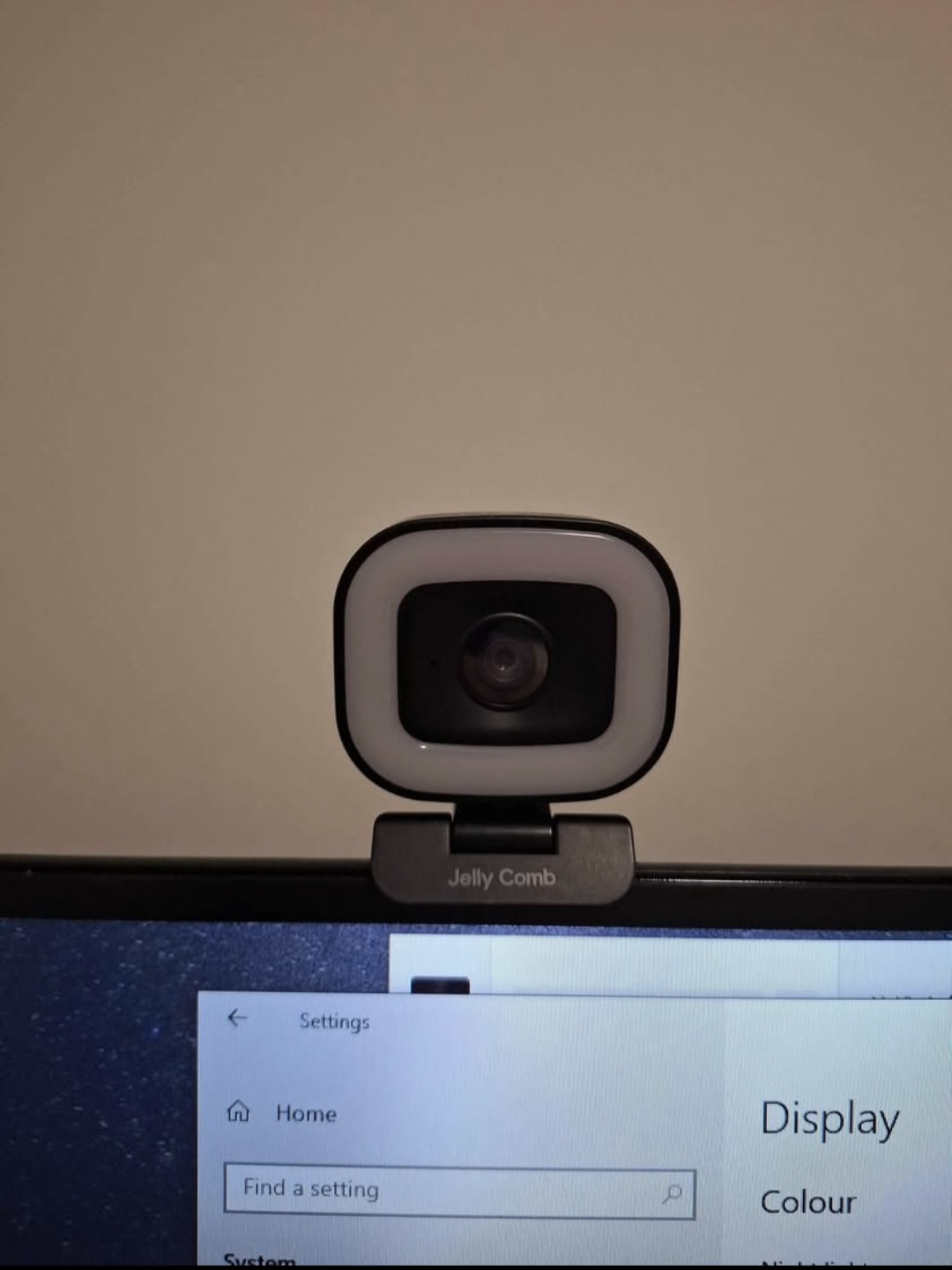 Jelly Comb Webcam with Ring Light
