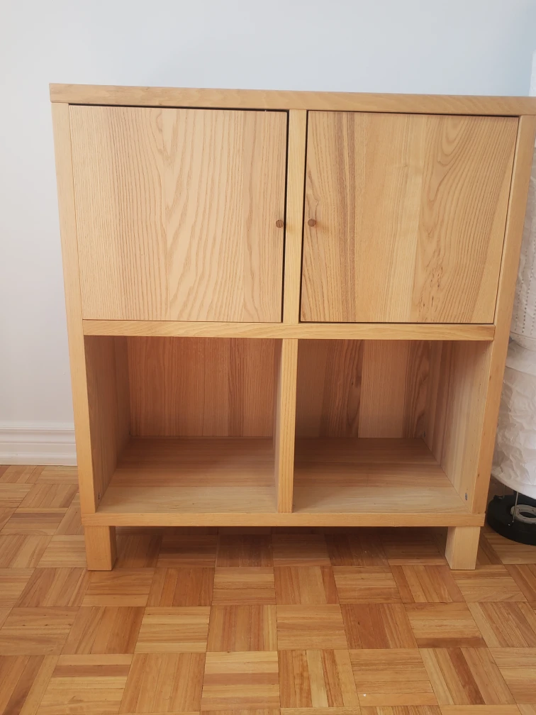 Wooden Cabinet with Doors & Shelves - photo 3