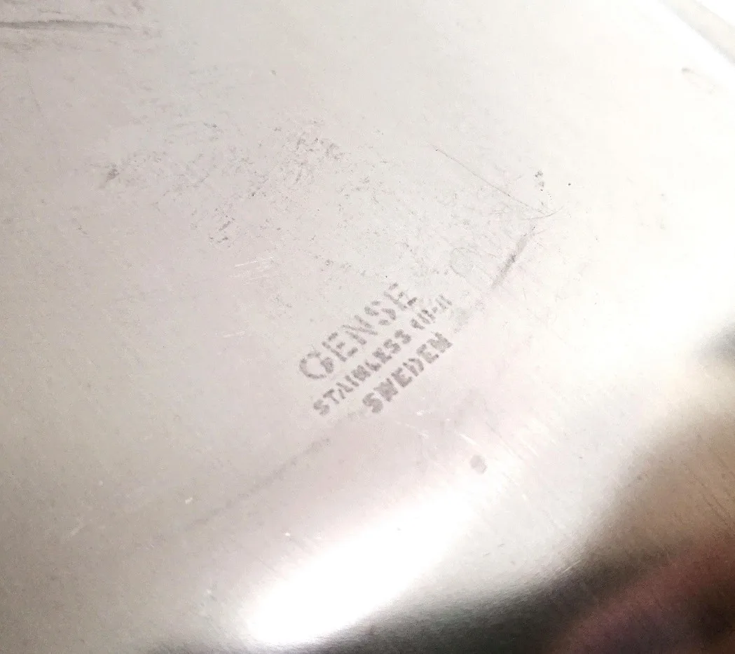 Gense Stainless Steel Shallow Dish ~ Made in Sweden image indicator(5)