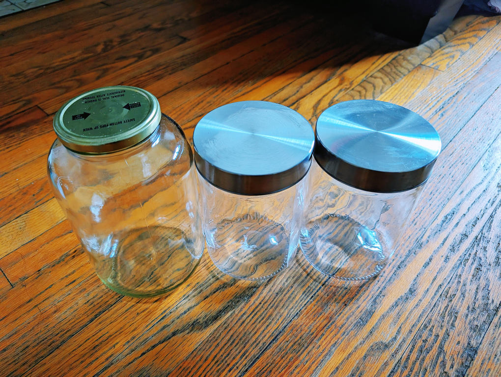Big Glass Jars with Lids