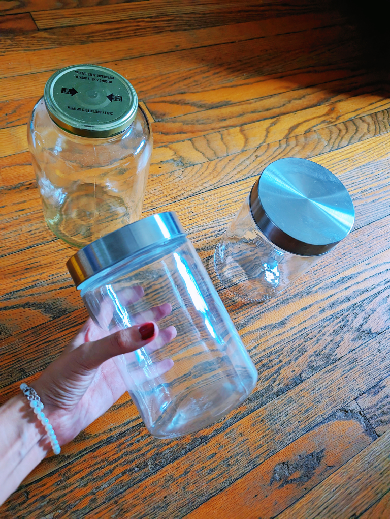 Big Glass Jars with Lids - photo 2