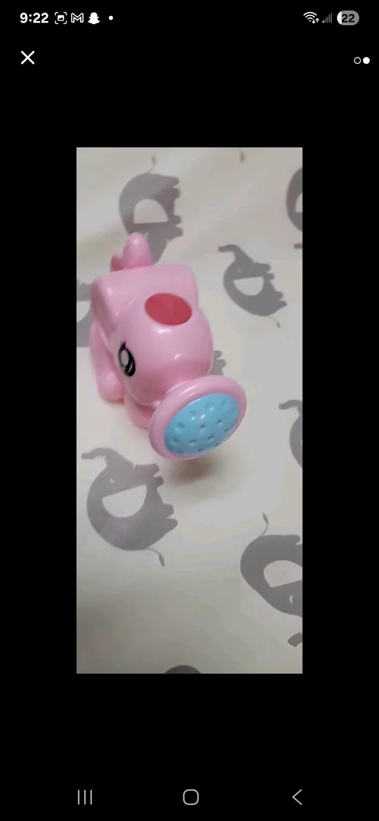 Pink Elephant Watering Can Toy thumbnail