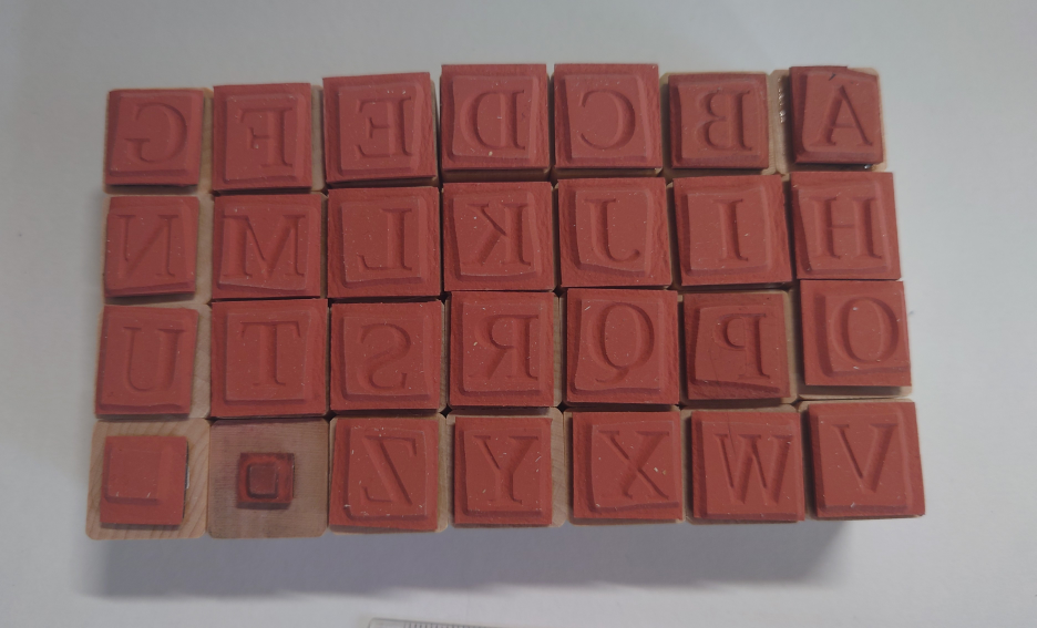 28 PC Alphabet Letters Rubber Stamp Set - photo 2