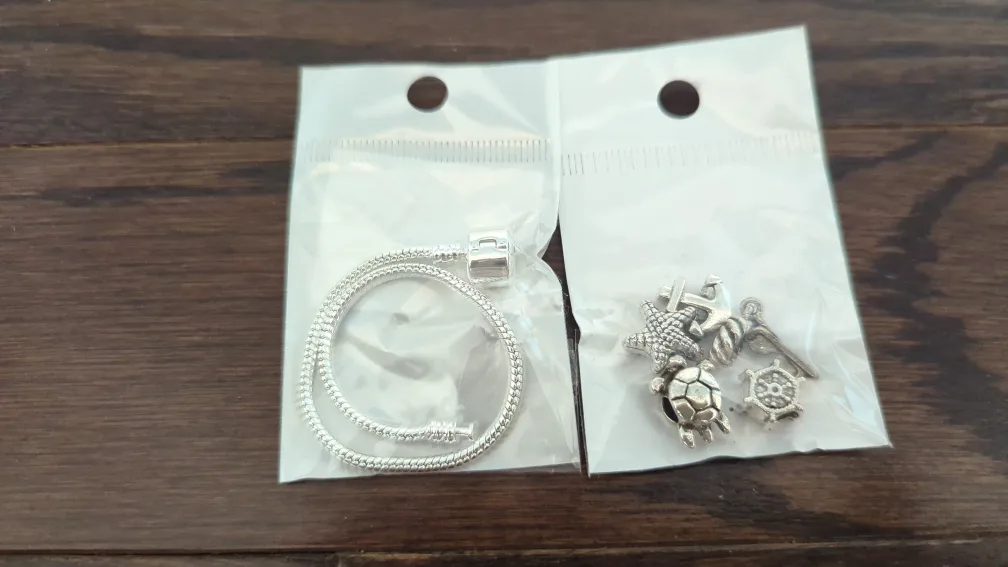 Silver Charm Bracelet & Charms thumbnail