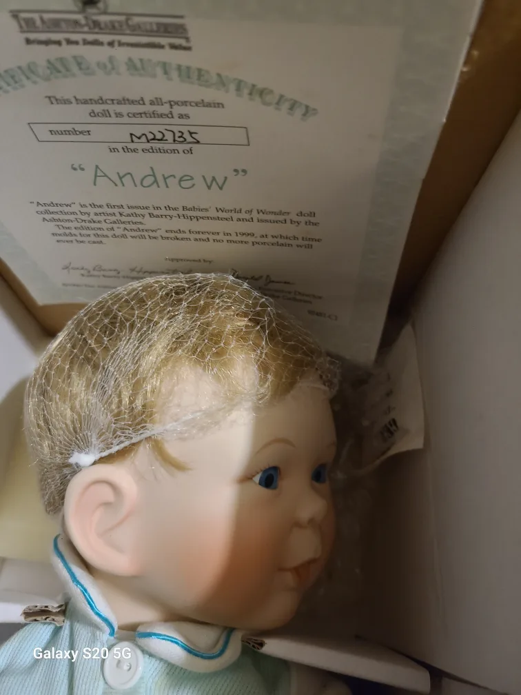 Ashton-Drake Galleries "Andrew" Doll image indicator(2)