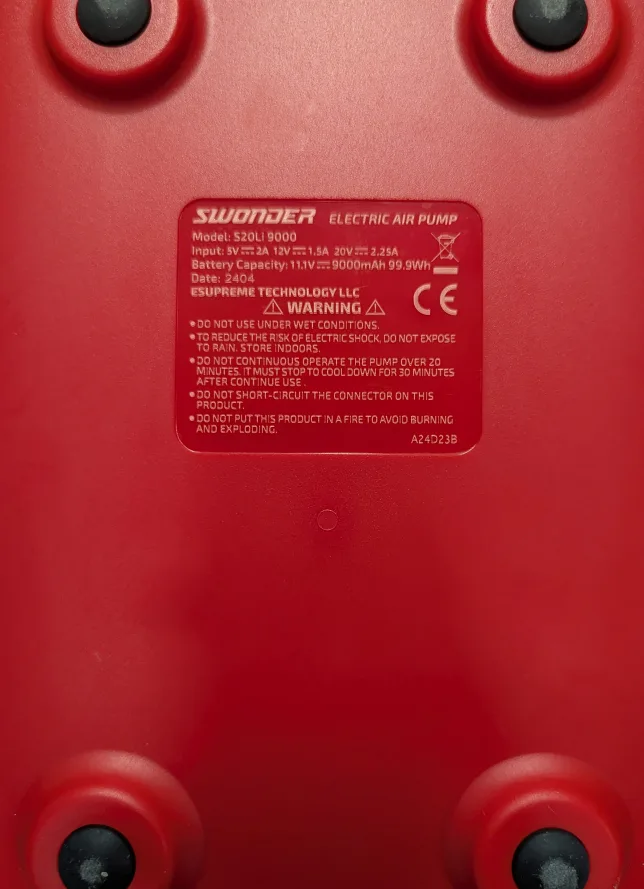 Electric air pump image indicator(5)