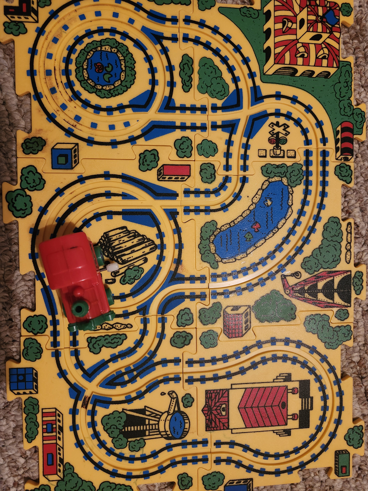 2 Vintage Travel Track Puzzle - photo 3