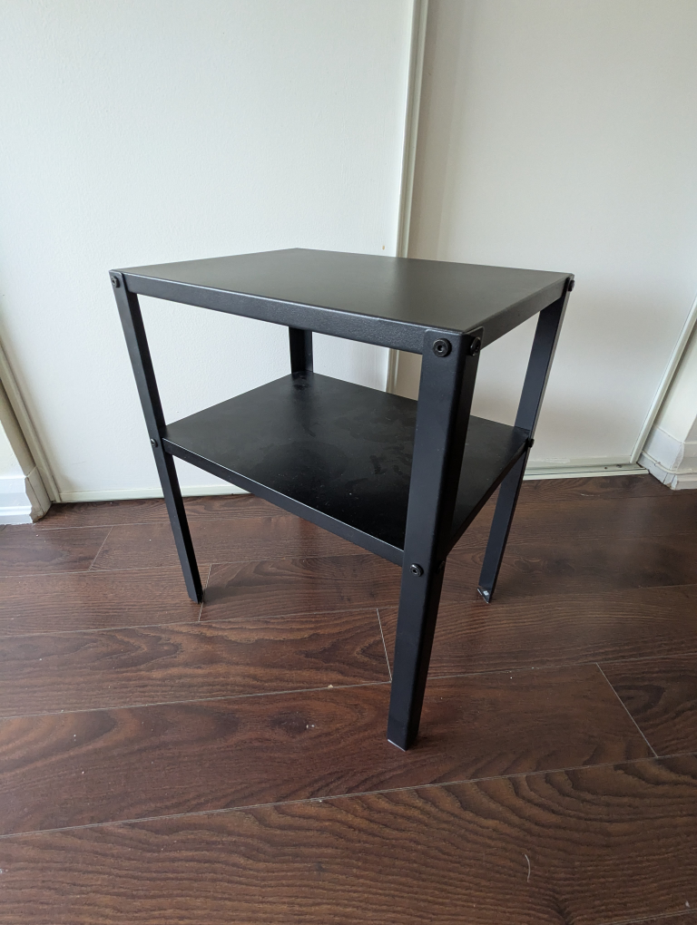 One black IKEA knarrrevik bedside table. - photo 3