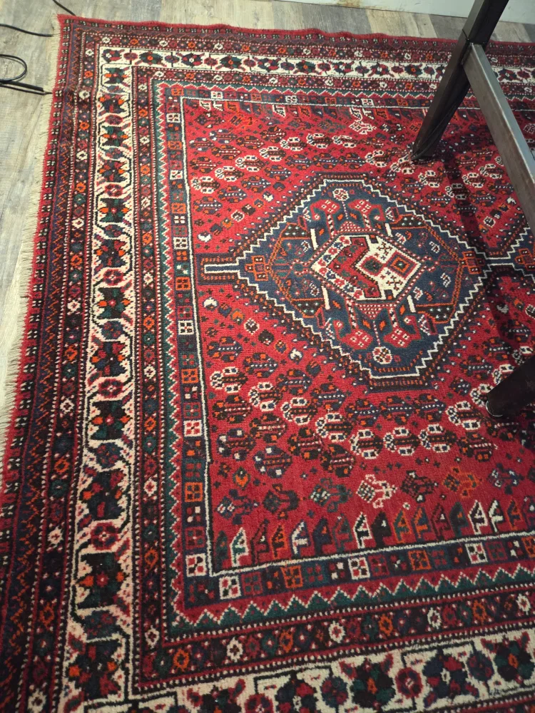Red Patterned Area Rug thumbnail