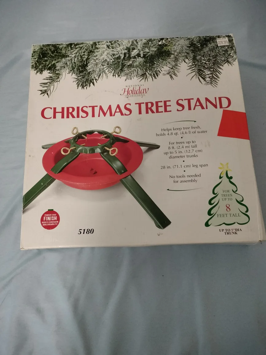 National Holiday Christmas Tree Stand & Ornaments image indicator(3)
