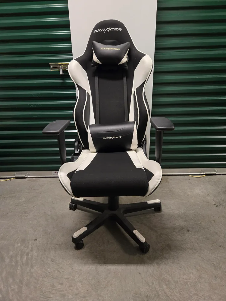 DXRacer Gaming Chair - Black and White thumbnail