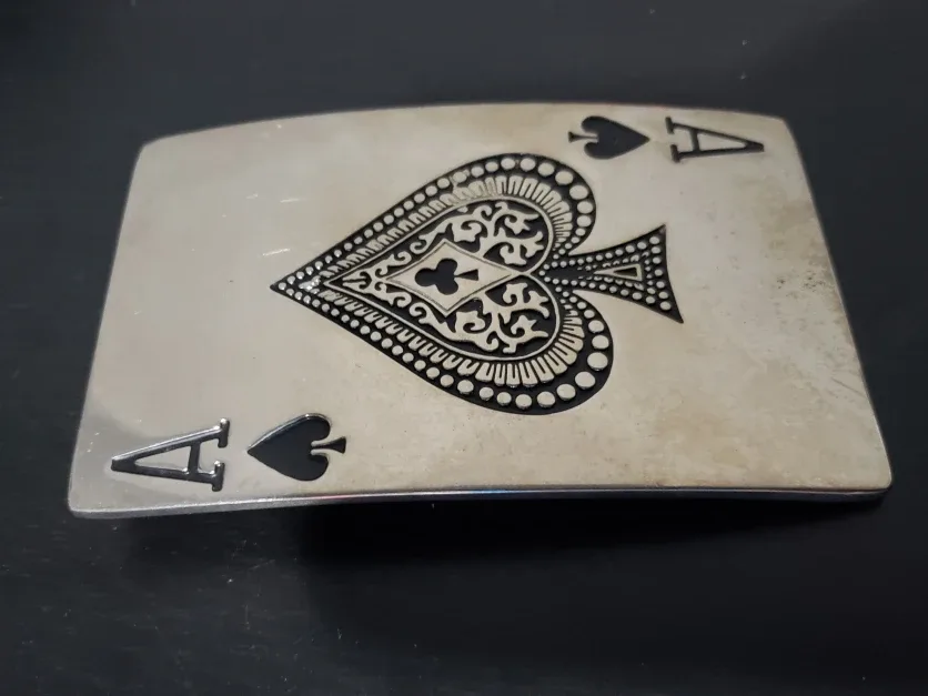 Ace of Spades Belt Buckle image indicator(2)