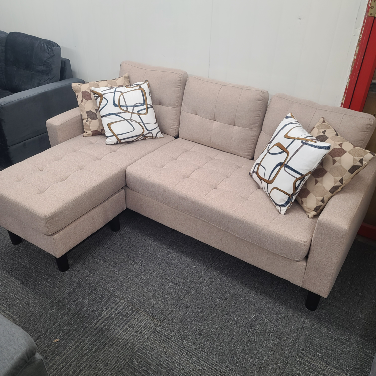 Seasonal Sale On Reversible Chaise Sofa – Beige