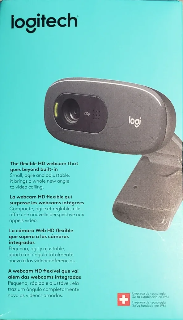 Logitech C270 HD Webcam - Like New! image indicator(2)
