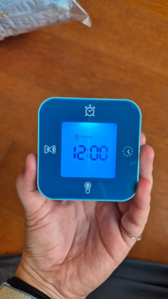 ❗️GOTTA GO❗️IKEA LÖTTORP Blue Digital Alarm Clock image indicator(4)