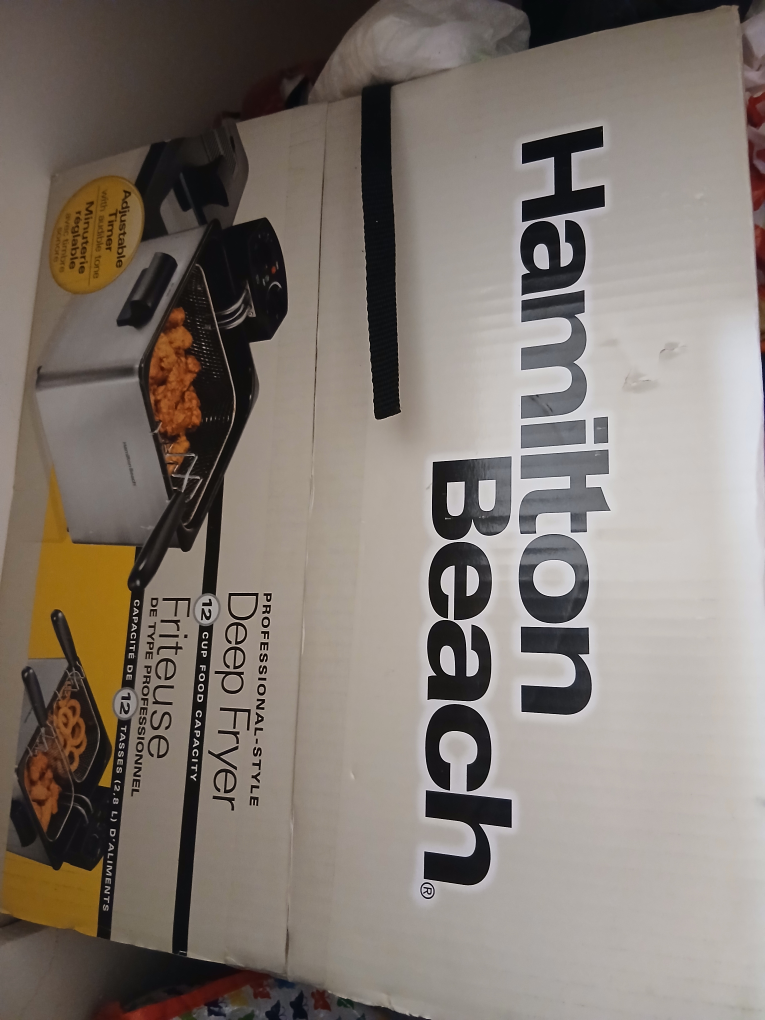 Brand new in box Hamilton Beach Professional-Style Deep Fryer