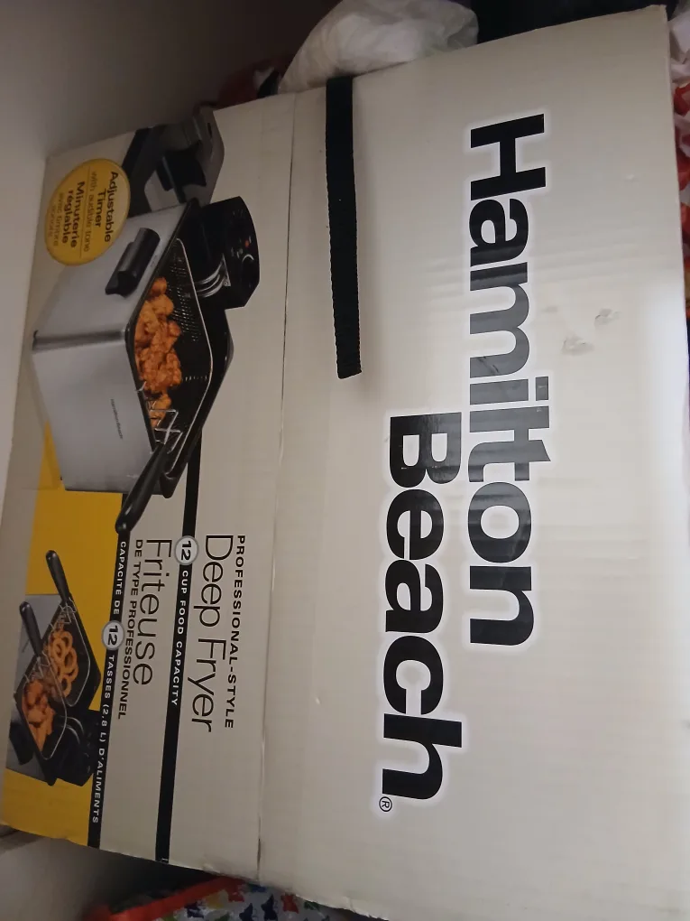 Brand new in box Hamilton Beach Professional-Style Deep Fryer thumbnail
