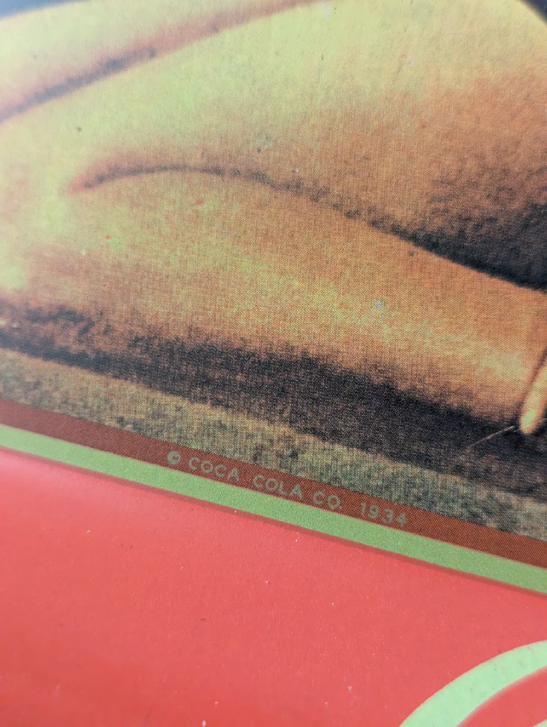 Vintage 1970s Coca-Cola Serving Tray Johnny Weismuller image indicator(3)